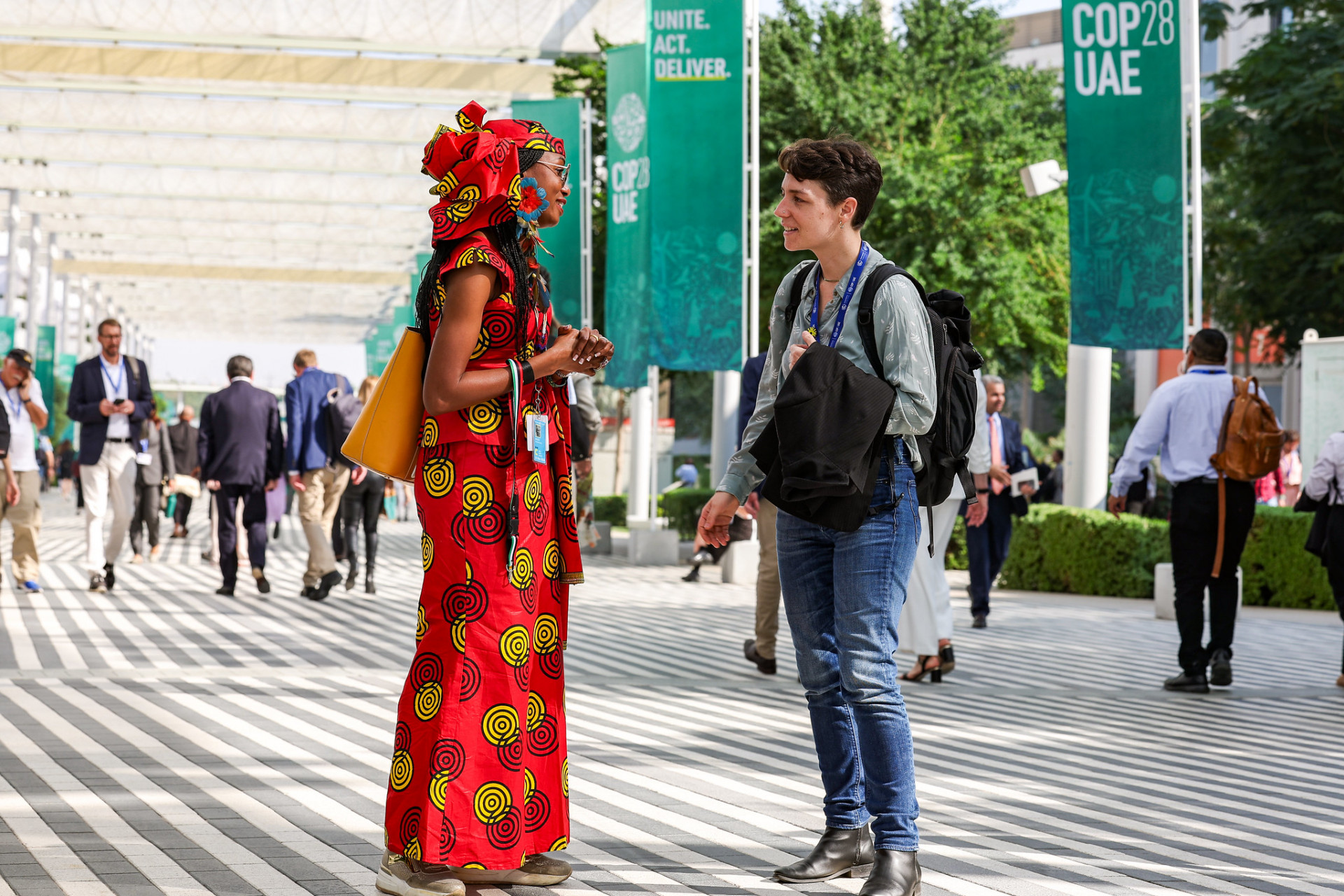 General view of attendees at the UN Climate Change Conference COP28