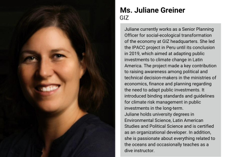 Speaker Ms. Juliane Greiner
