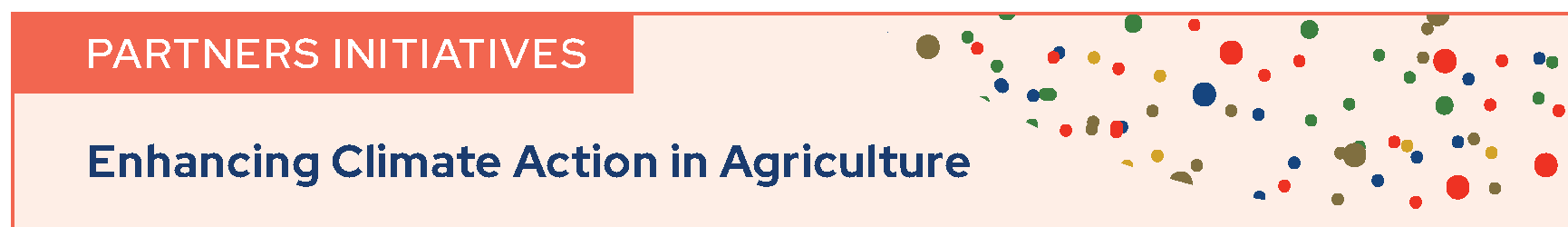RCC:Latin America Partner Initiative Agriculture