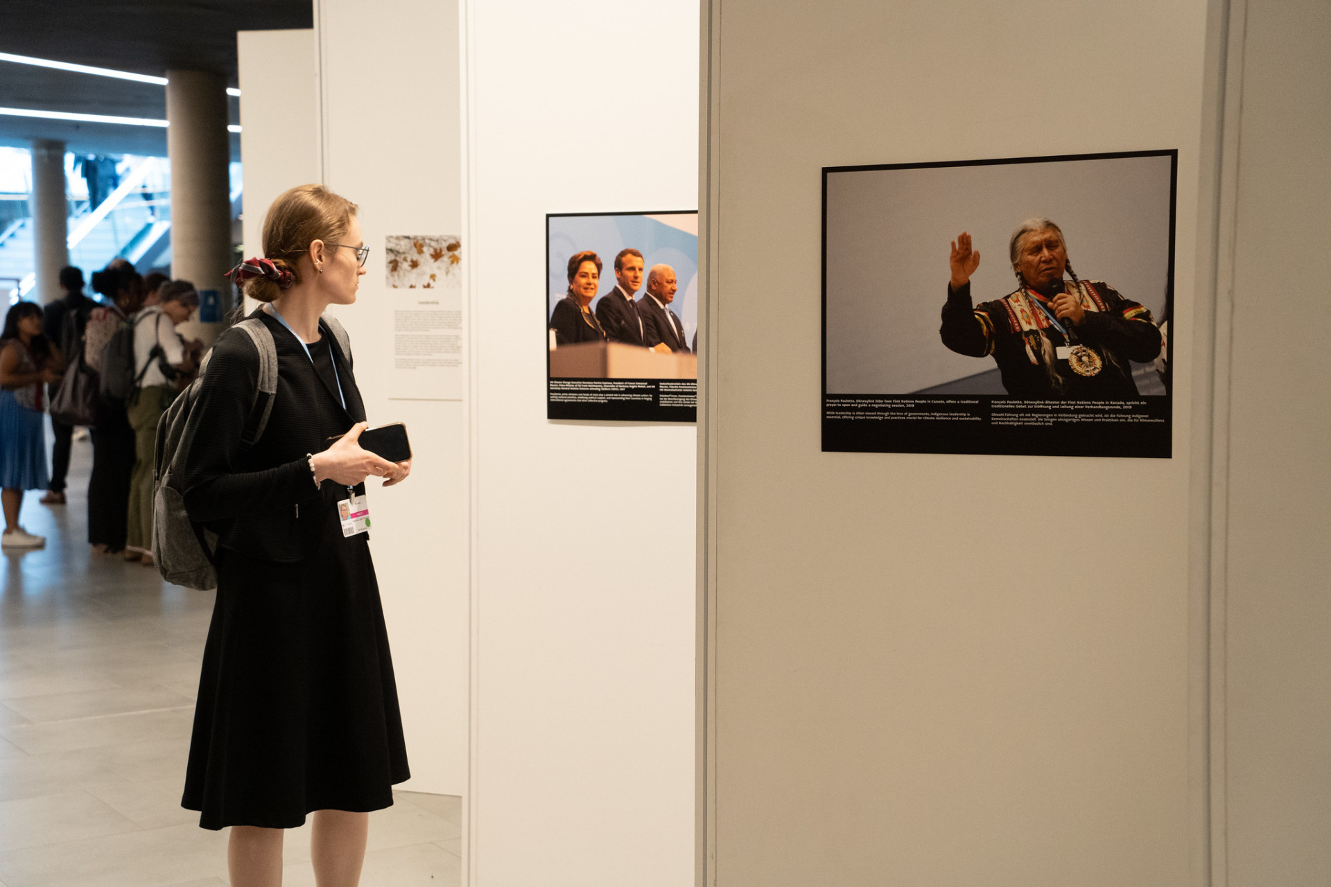 Photo exhibit at SB62