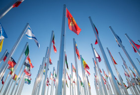 Flags from below