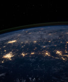 Aerial view of earth