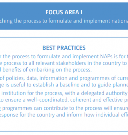 Focus Area I Best Practices