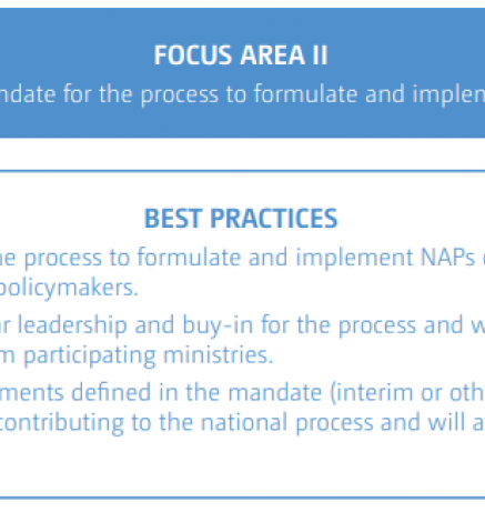 Focus Area II Best Practices