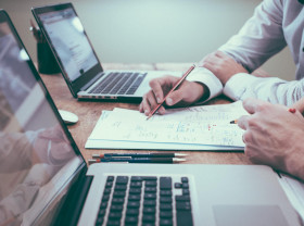 Picture of people working together