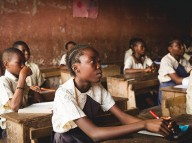 children in a classroom