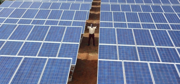 Solar panels in Mali